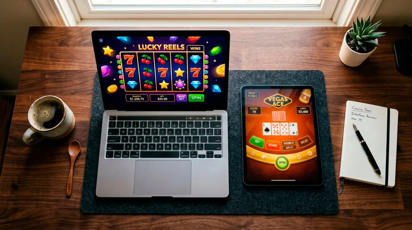 Rollino Casino platform interface showing game catalogue and navigation